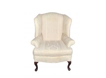 Hamilton House, Queen Anne Wing Chair, Cream