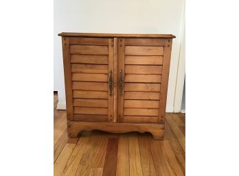 Vintage Pulaski Maple Record Cabinet