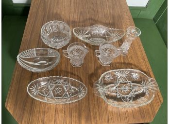 Crystal/cut Glass Lot