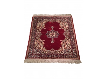 Traditional Wool Area Rug 4x 5'7'