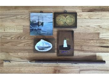 Nautical Lot With Harpoon