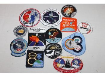 Group Lot Of Nasa And Space Exploration Patches