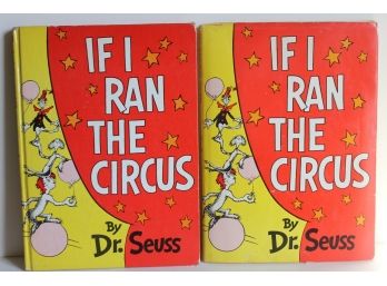 Copyright 1956 Dr Seuss If I Ran The Circus Vintage Book WITH DUSTJACKET