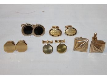 Group Lot Of Vintage Mens Cufflinks NICE