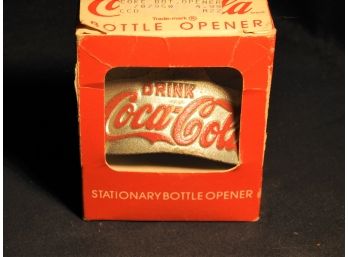 Old Coca Cola Bottle Opener In Original Box