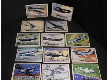 Lot Of Early Military Planes Trading Cards