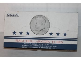 Kennedy Half Dollar Coin Tube Holders