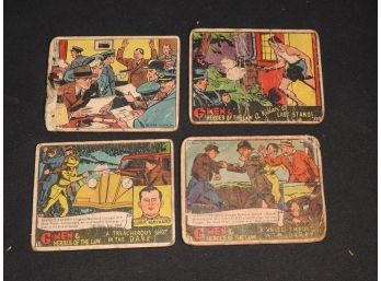 Lot Of Early G-Men Trading Cards