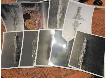 Military Photo Lot Of Ships And Planes All 8x10