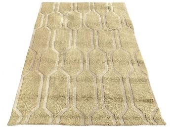 West Elm Honeycomb Textured Wool Area Rug