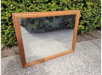 Nice Wood Framed Mirror