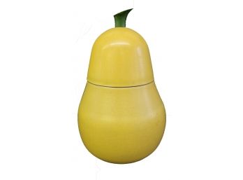 Vintage Aluminum Pear Shaped  Container