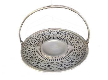 Vintage Sterling Silver Serving Dish With Handle