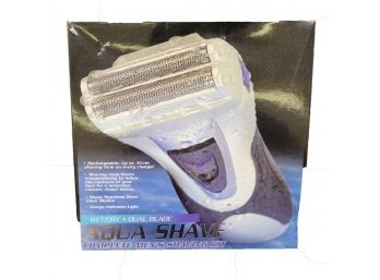 Brand New Wet/dry Dual Blade Aqua Shaving Kit