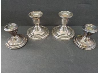 International Sterling And Other Candlesticks