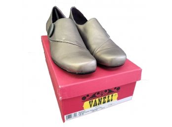 New In Box Vaneli Maxy Pewter Shoes Size 10 N