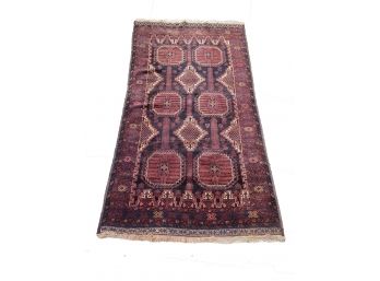 Antique Hand Woven Wool Persian Carpet