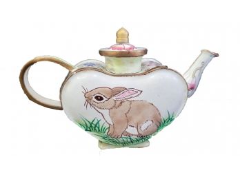 Hand Decorated Porcelain Teapot