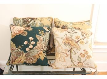 Four Beautiful Anichini Accent Pillows