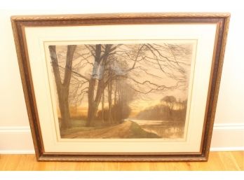 Beautiful Landscape , Signed By Artist