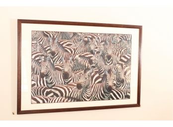 Zebra Collage Print By Paul Kratter