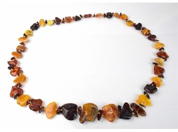 Exceptional Natural Amber Vintage Necklace