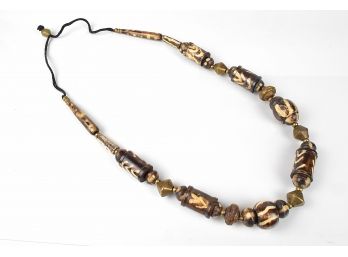 Chunky Primitive Tribal/Ethnic Large Necklace