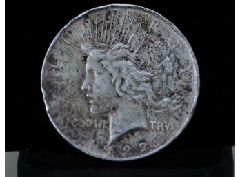 1922 Silver Peace Dollar Coin