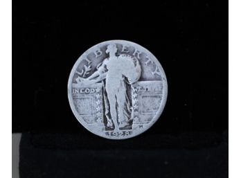 1928 Walking Liberty Silver Quarter Coin