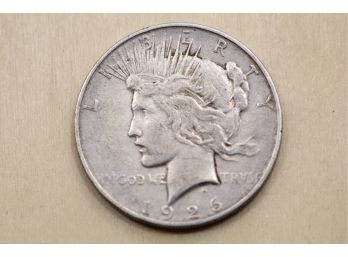 1926 D Silver Peace Dollar Coin