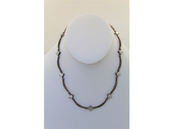 Sterling Silver Marcasite Necklace