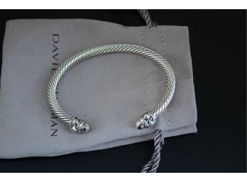 David Yurman Sterling Silver Cable Bracelet