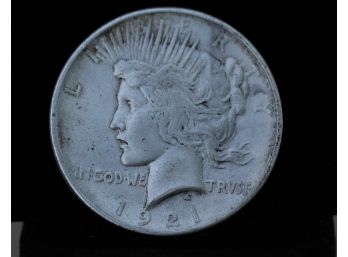 1921 Silver Peace Dollar Coin Key Date