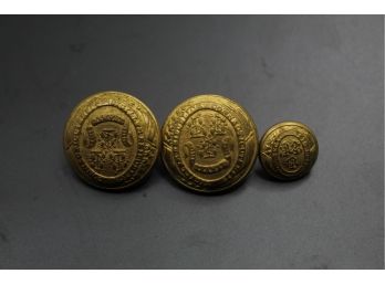 Old Connecticut Buttons Possibly Civil War