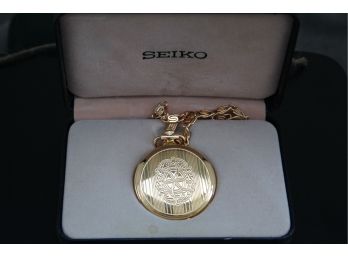 Seiko Pocket Watch With Box