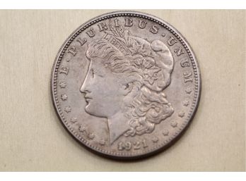 1921 Silver Morgan Dollar Coin