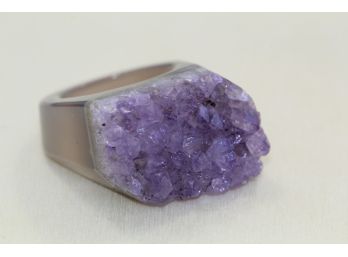 Amethyst Stone Ring Size 8