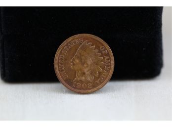 1902 Indian Head Penny Coin