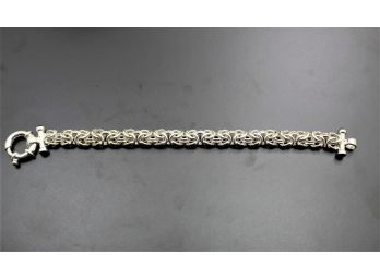 Sterling Silver Byzantine Bracelet