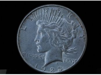 1923 S Silver Peace Dollar Coin