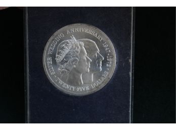 1972 Cayman Islands Sterling Silver Wedding Anniversary Coin