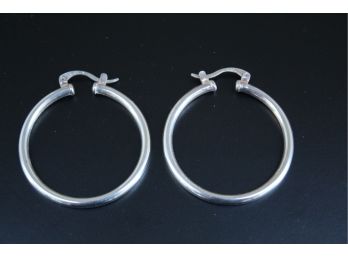 Sterling Silver Hoop Earrings