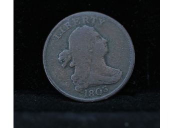 1803 Draped Bust Half Cent Penny