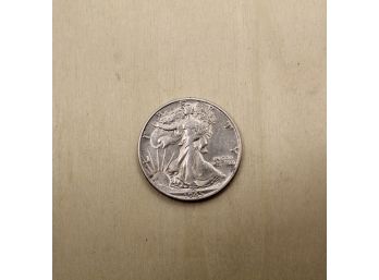 1945 Silver Walking Liberty Half Dollar Coin