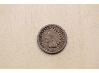 1863 Indian Head Penny