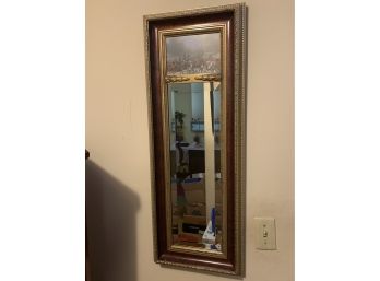 Beautiful Beveled Mirror Preparing To Hunt Dog Scene