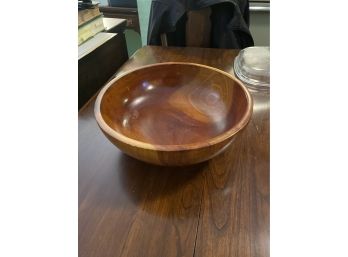 Large Wooden Serving / Salad Bowl