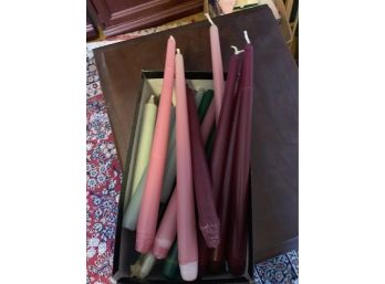 Large Lot Of Tapered  Candles