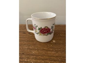 Mother Floral Mug With Gold Accents