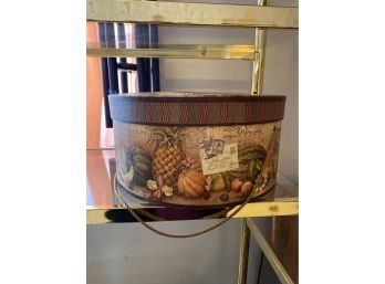 Beautiful Tropical Travel Themed Hat Box